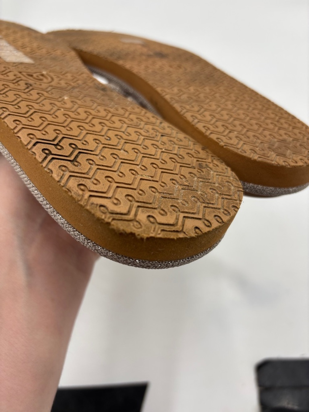 Rothy’s The Summer Sandal in Silver - Picture 6 of 8